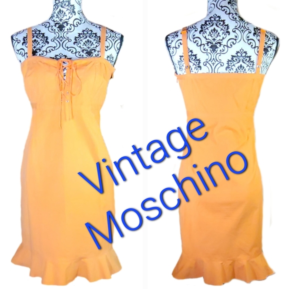 SOLD Moschino Summer Dress Cotton - Picture 2 of 10
